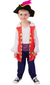 The Wiggles Captain Feathersword Deluxe Costume Size 3-5 yrs