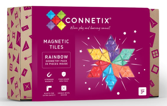 Connetix Rainbow Geometry Pack 30pc