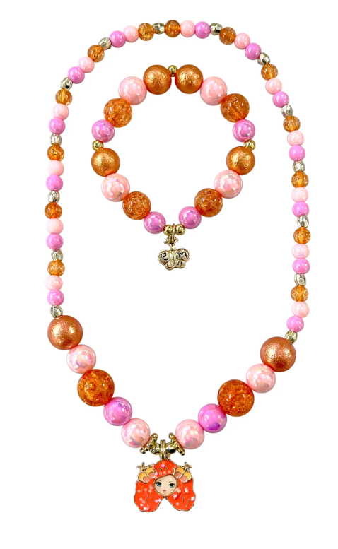 Pink Poppy Emma Memma Necklace and Bracelet Set