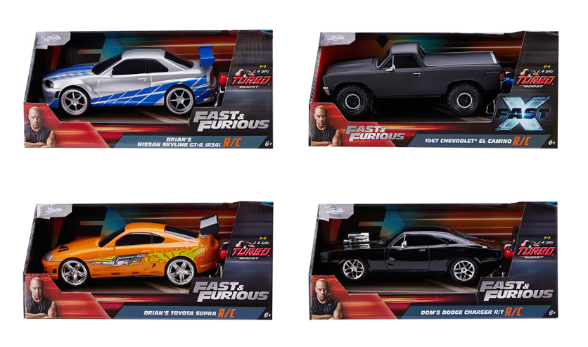 1/24 Fast & Furious R/C Assorted