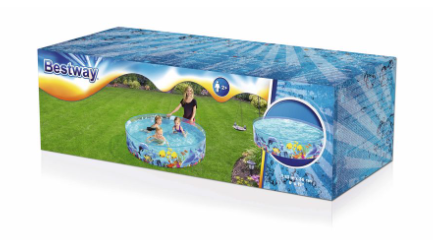 Bestway 1.38m Odyssey Fill N Fun Play Pool