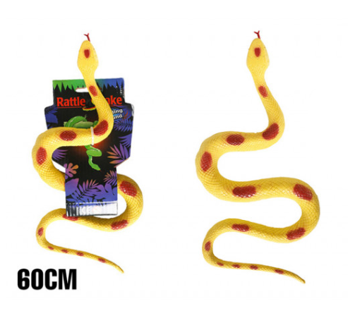 Rubber Rattle Snake 60cm