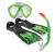 Nipper Junior Pro Series Mask, Snorkel & Fin Set Lime