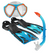 Nipper Junior Pro Series Snorkel, mask, flippers set Blue