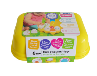 Tomy Hide & Squeak Eggs