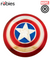 Captain America Electroplated Metallic 12in Shield