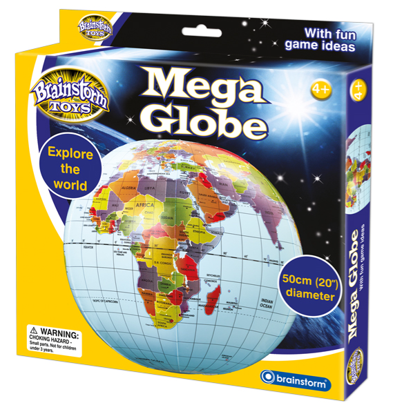 Brainstorm Toys Inflatable Mega Globe