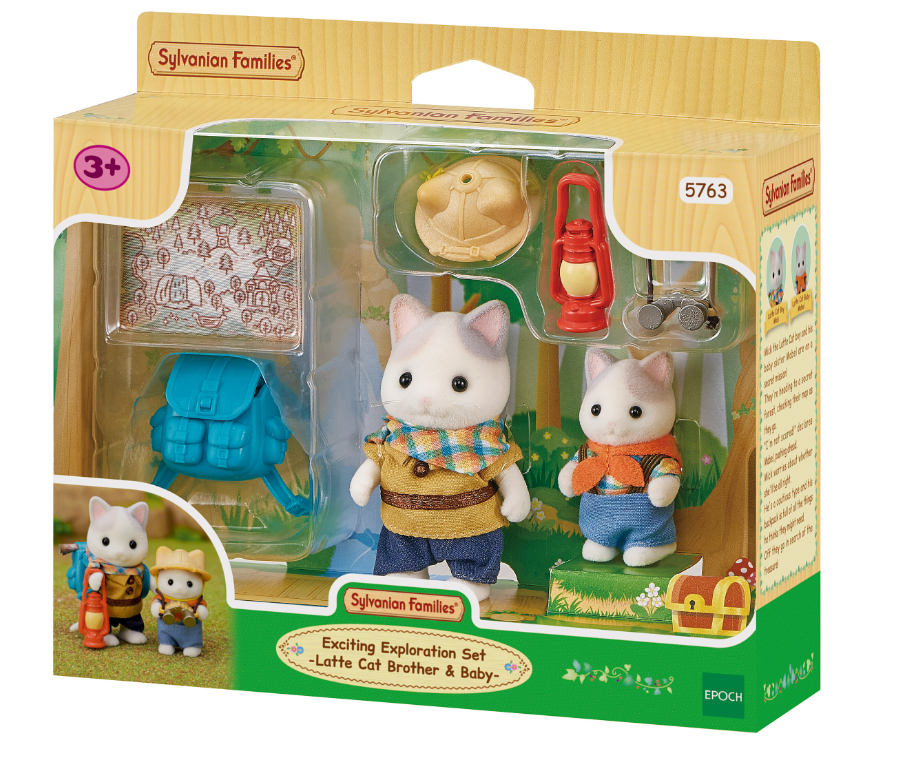 SF5763 Exciting Exploration Set Latte Cat Brother & Baby