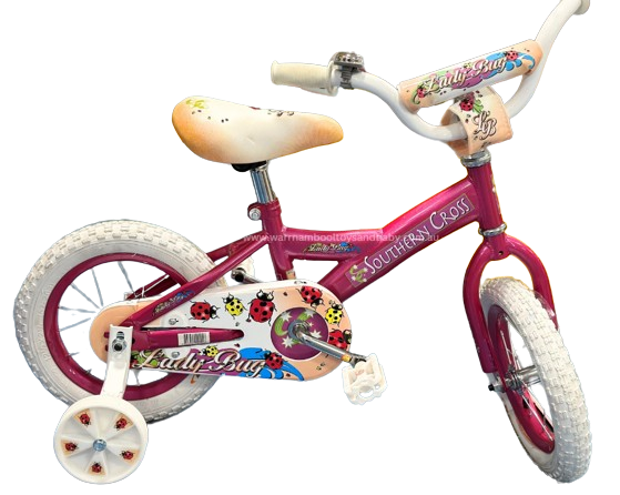 Bike 12inch/30cm Southern Cross Girls LADY BUG PINK