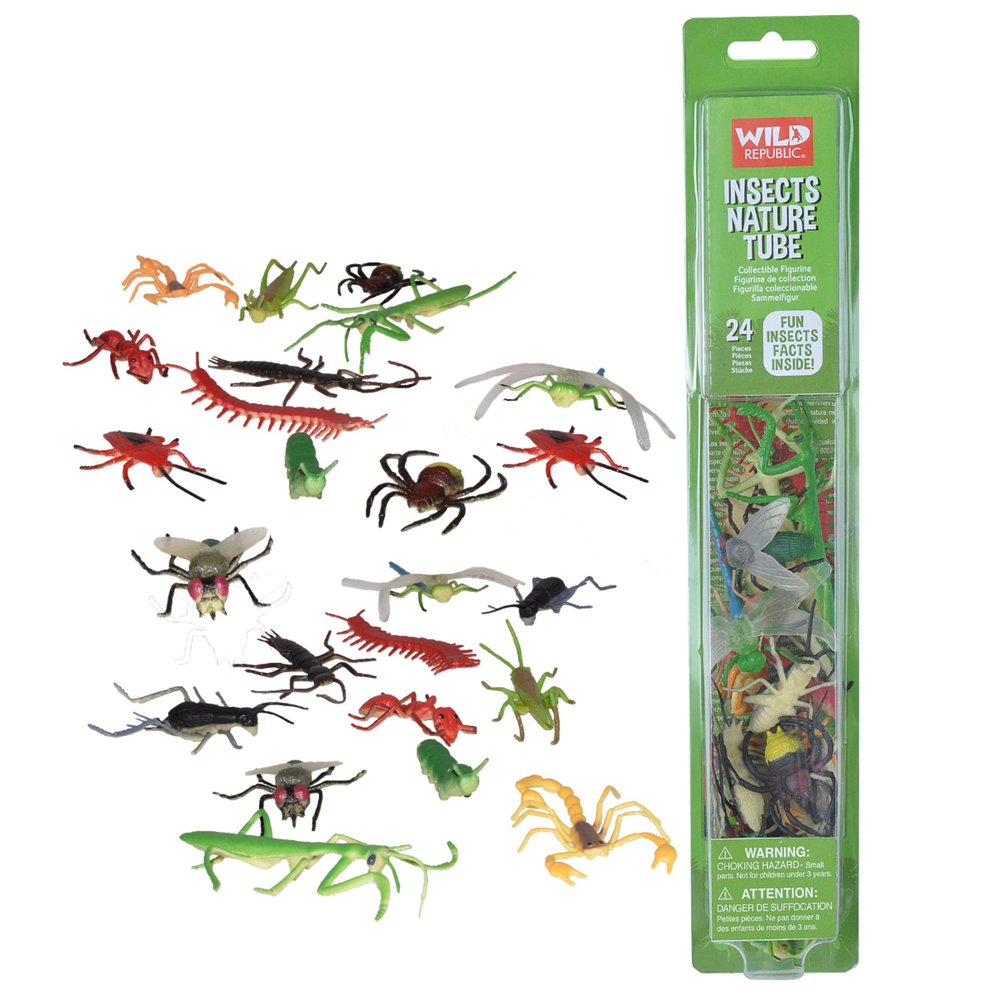 Nature Tube Insects 24pc