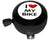 Oxford Bike Bell Black - I LOVE MY BIKE