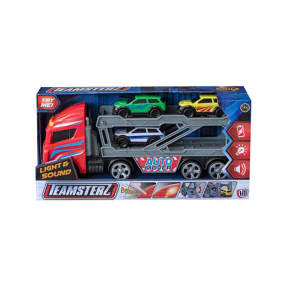 Teamsterz Lights and Sounds Car Transporter 3 pack