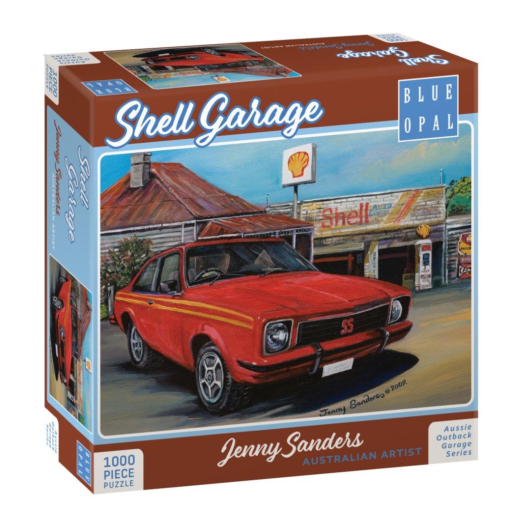 Blue Opal Jenny Sanders Shell Auto Centre 1000pc Puzzle