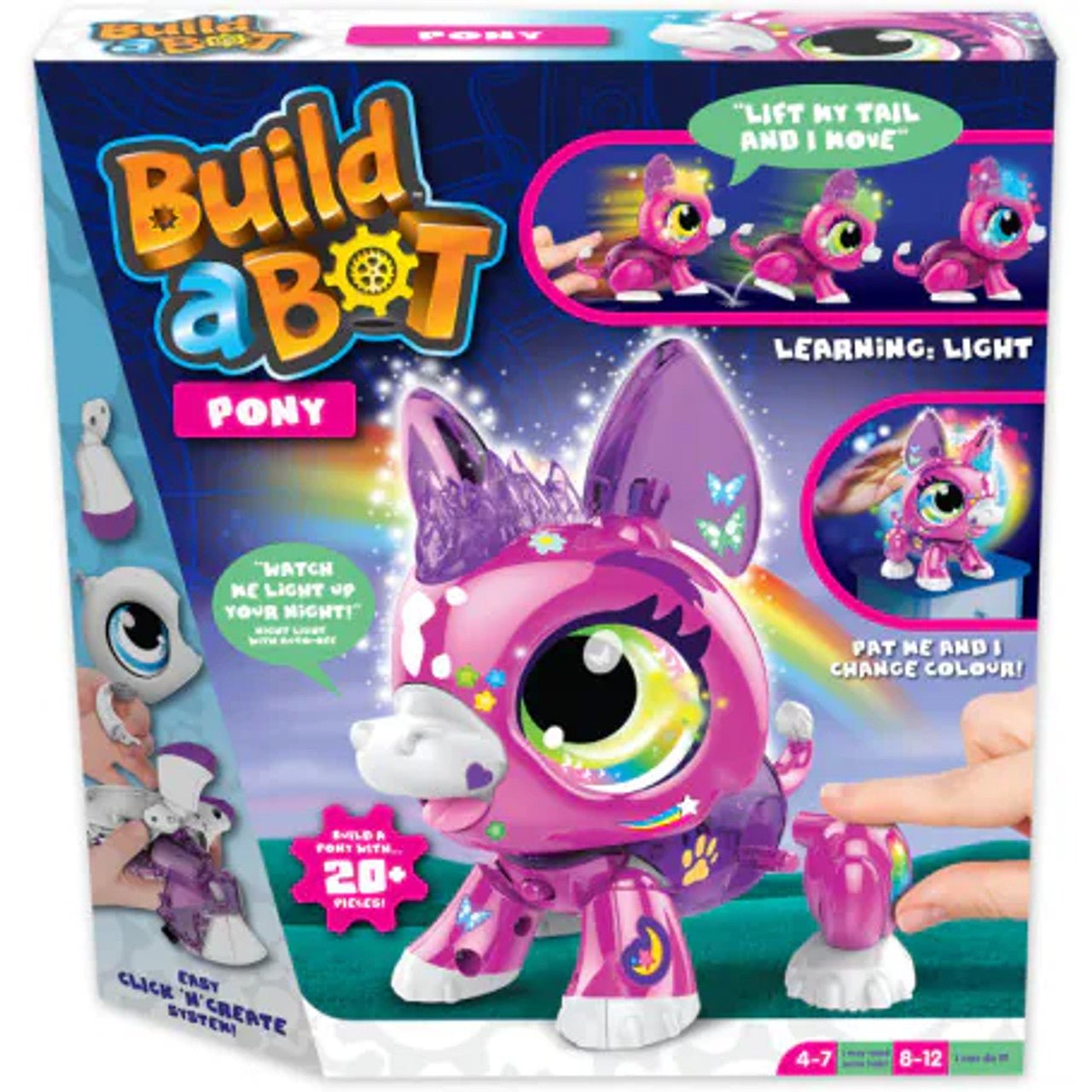 Build A Bot Light Pony requires 2 x AA batteries