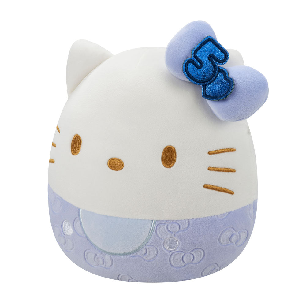 Squishmallows 8inch Hello Kitty 50th Bows Plush Blue