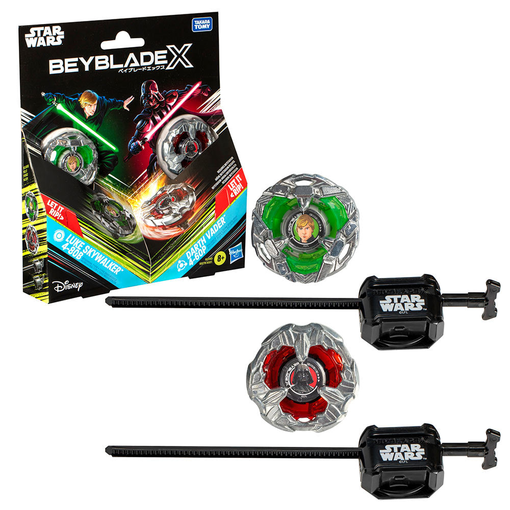 Beyblade X Star Wars Collab Multipack - Luke Skywalker  & Darth Vader