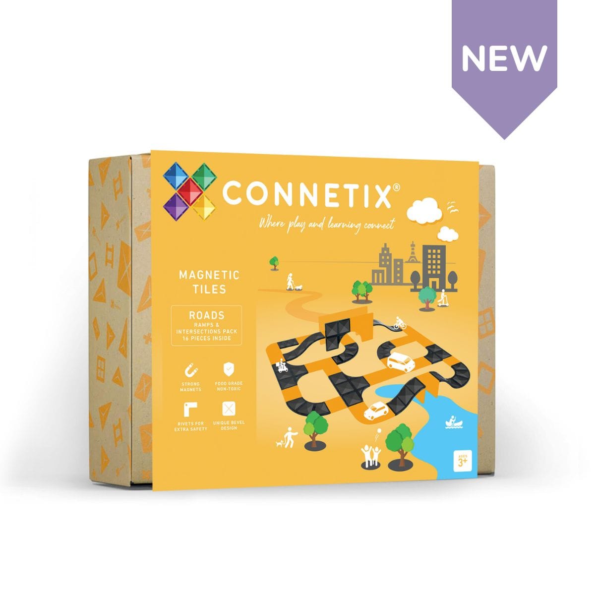 Connetix Ramps and Intersections Pack 16pc