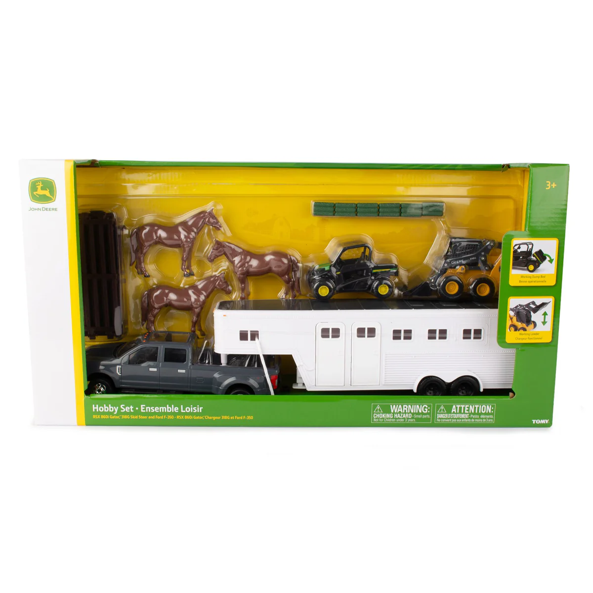 John Deere 1/32 Gator and Skid Loader Hobby Set