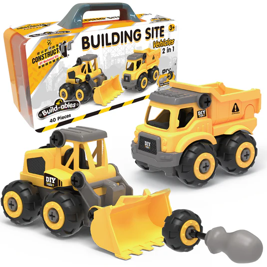 Construct It Building Site DIY Vehicles 2 in 1