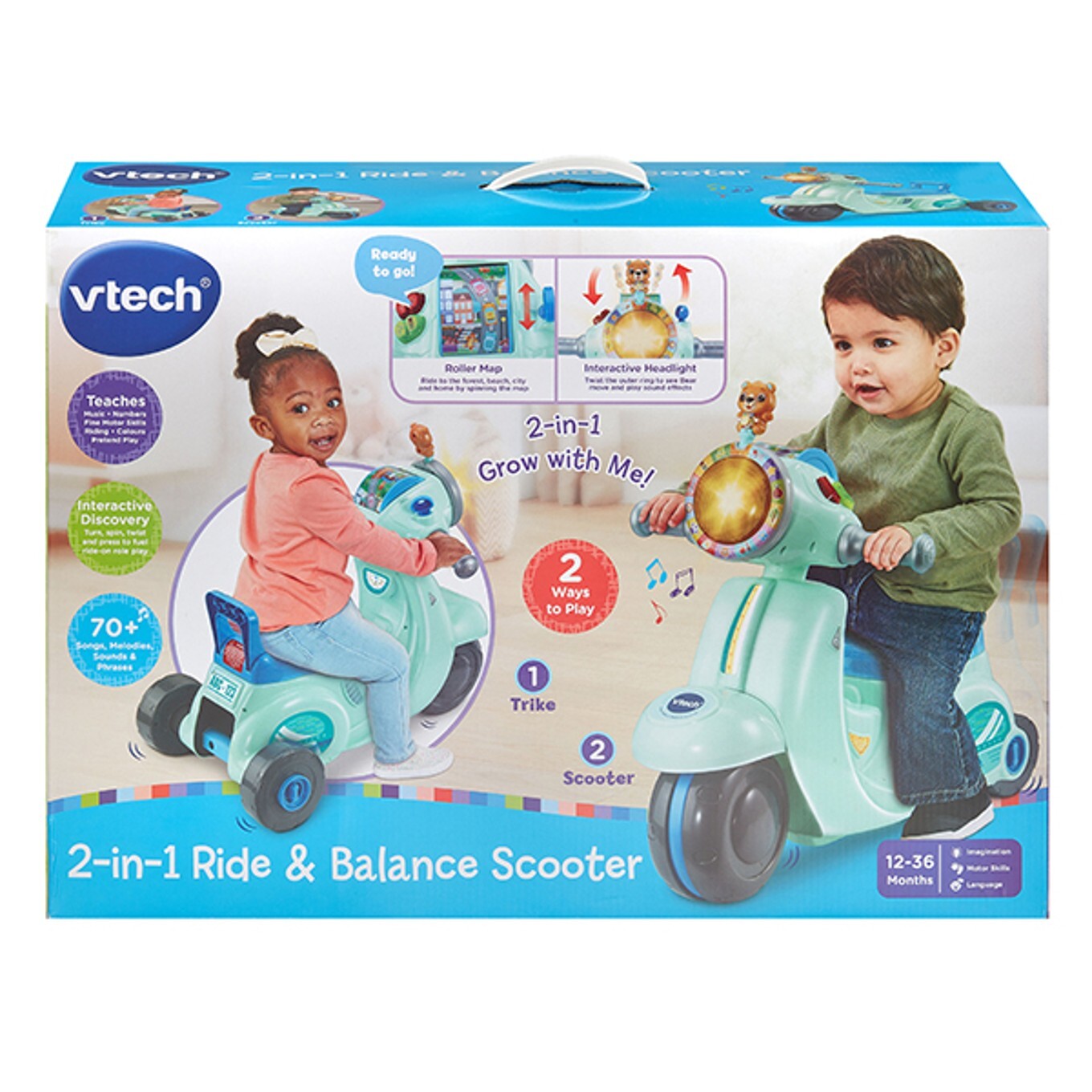 Vtech 2 in 1 Ride and Balance Scooter