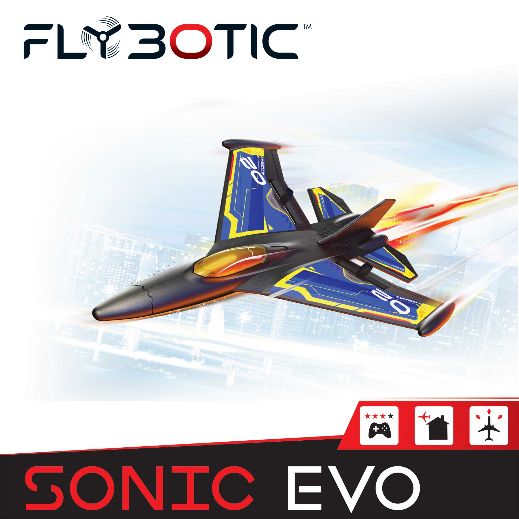 Silverlit Flybotic Sonic Evo R/C req 2 x AAA batteries