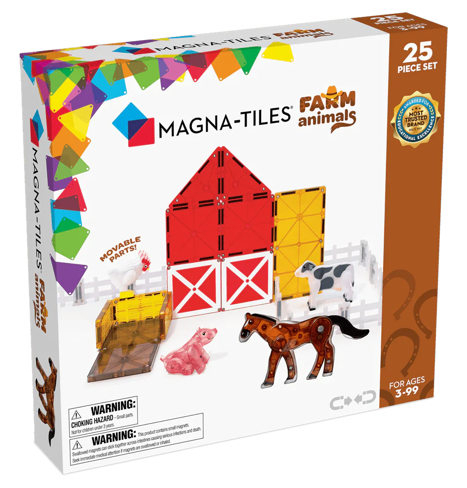 Magna-Tiles Farm Animals 25 Piece Set