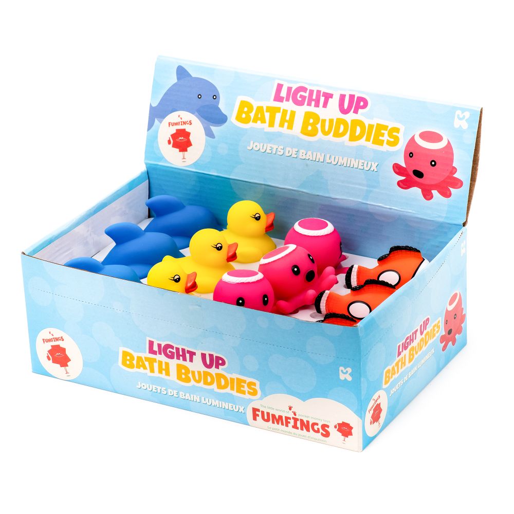 Keycraft Light Up Bath Buddies Small Bath Toy Asstd