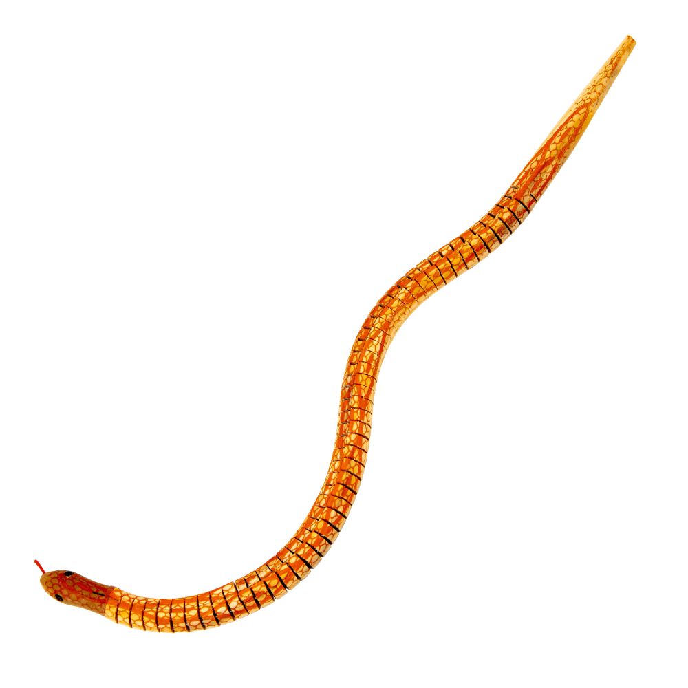 Keycraft Wooden Snake 48cm Assorted Colours