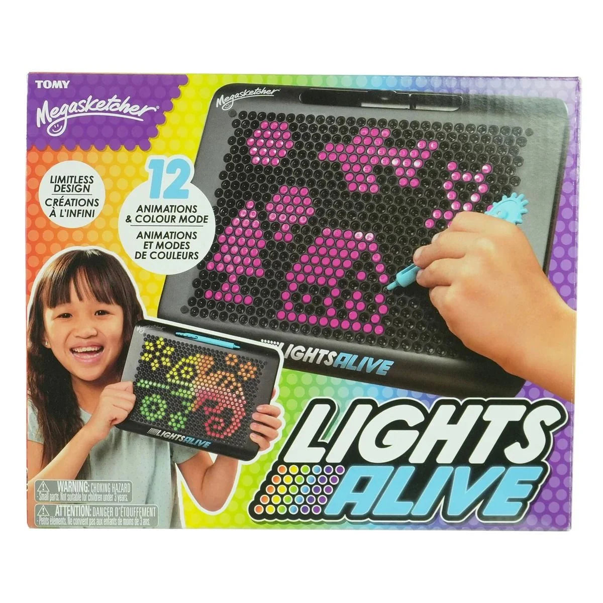 Tomy Megasketcher LIGHTS ALIVE Req 3 AA Batteries