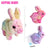Tie Dye Hopping Bunny All Batteries Included