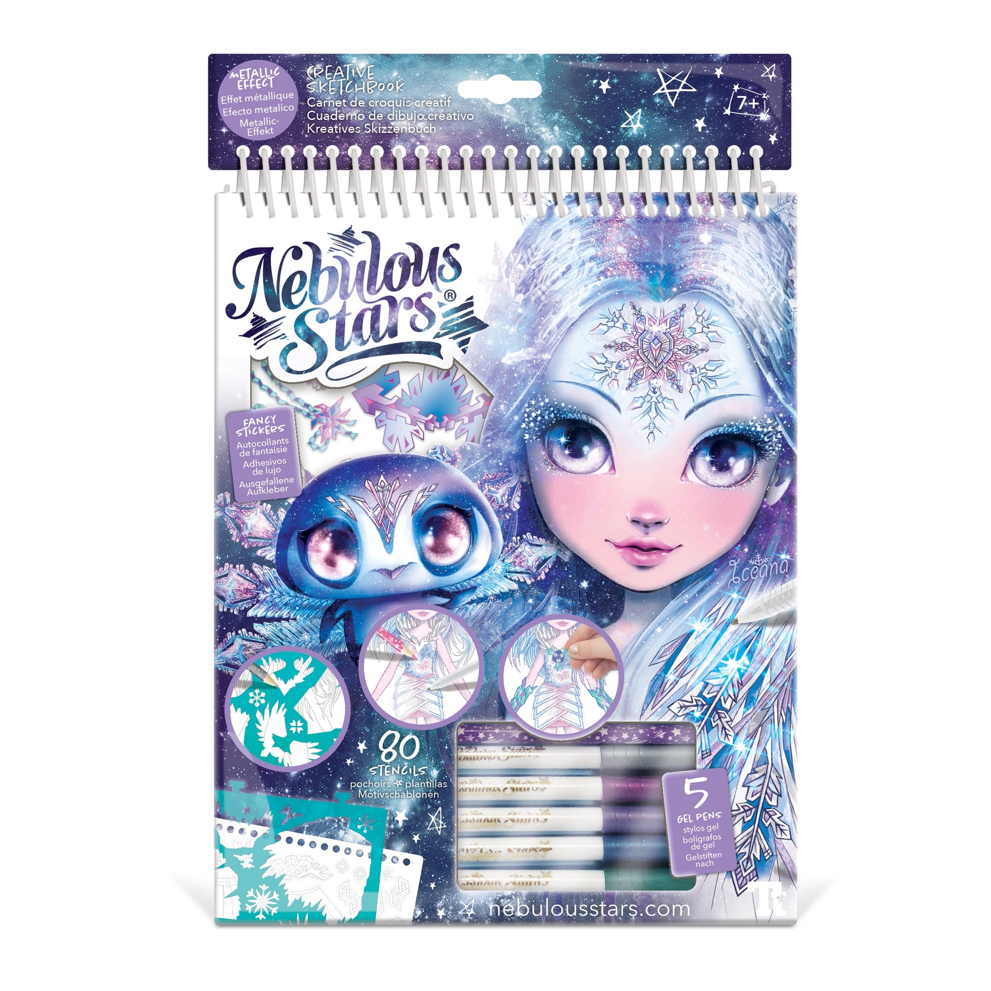 Nebulous Stars Iceana Creative Sketchbook Metallic Effect