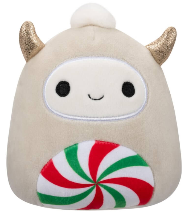 Squishmallows 7.5inch Christmas Plush Nissa the Perppermint Yeti