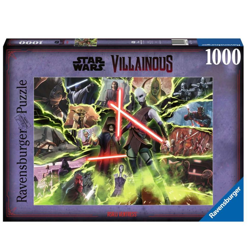 RB17341-9 Star Wars Villainous Asajj Ventress 1000pc Puzzle
