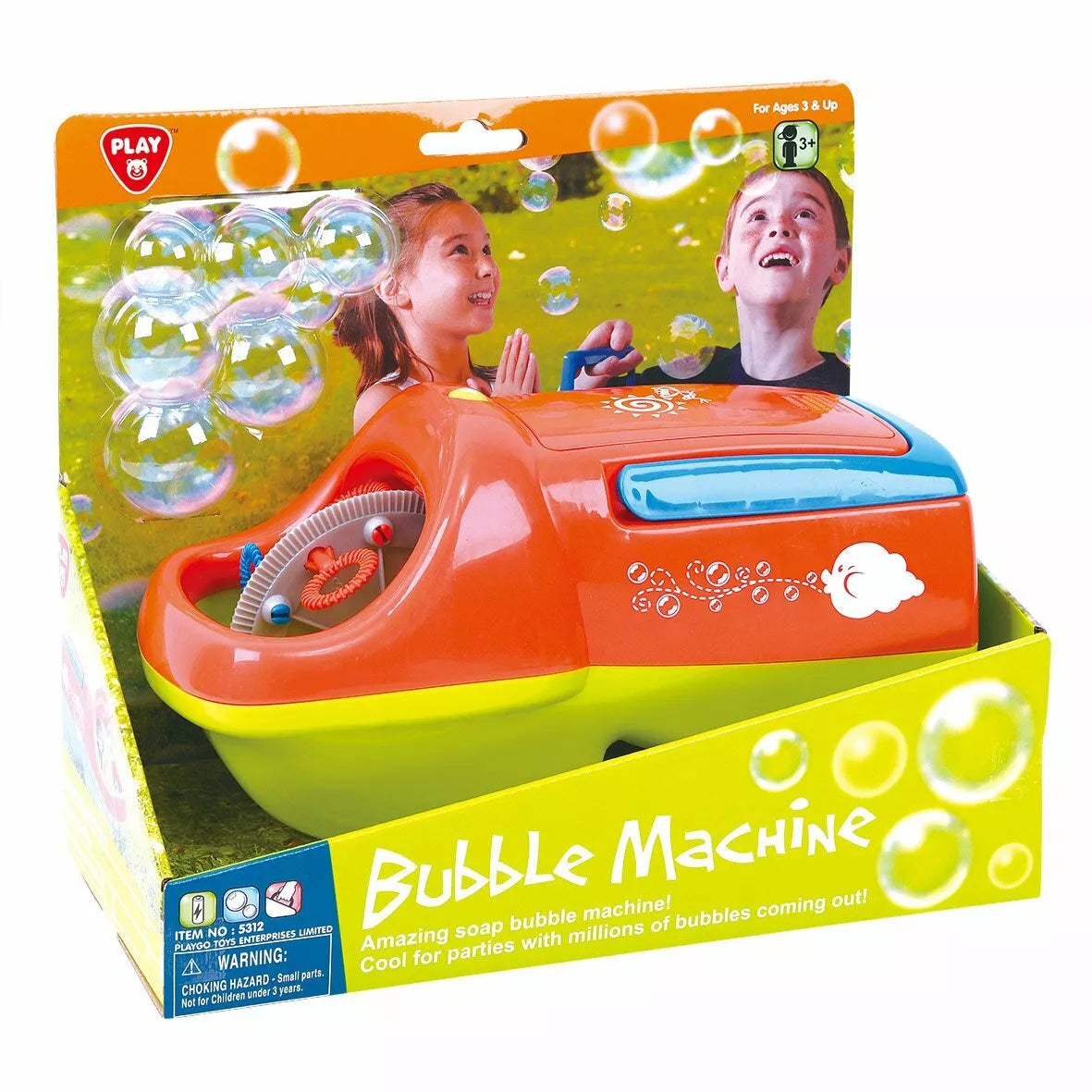 PLAYGO TOYS ENT. LTD. Bubble Machine B/O requires 4 x C size batteries