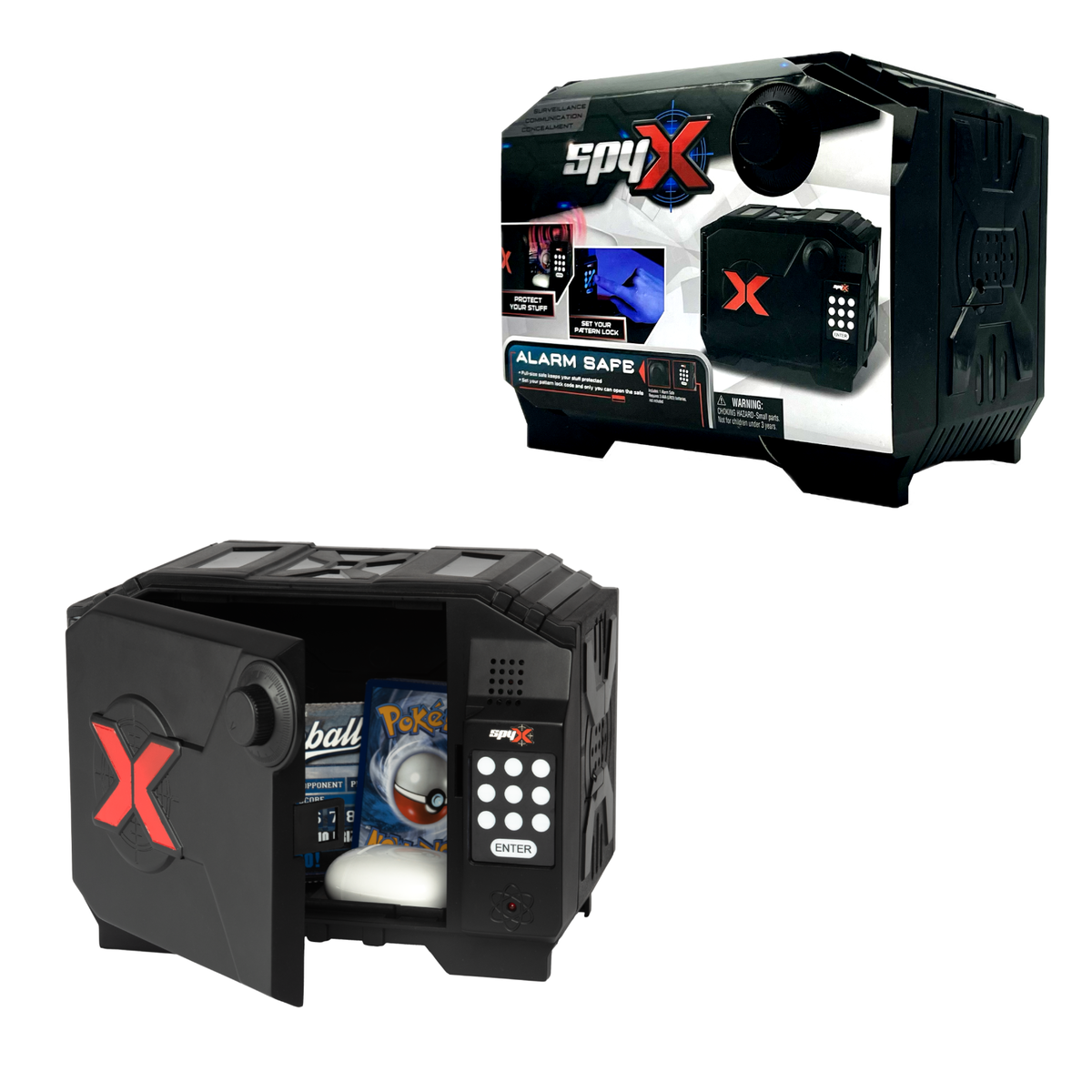 SpyX Alarm Safe req 3 x AAA batteries