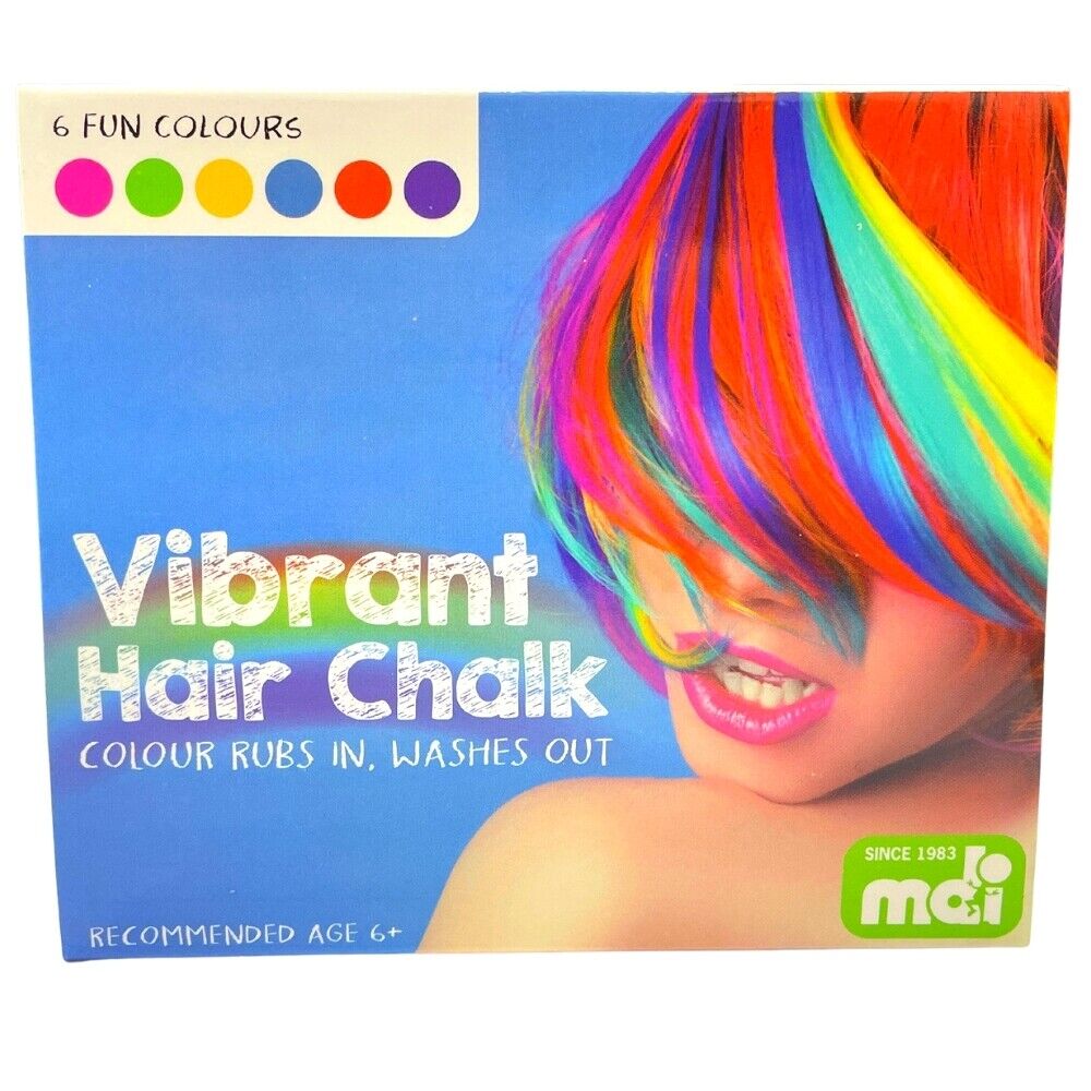 6 Colours Vibrant Hair Chalk