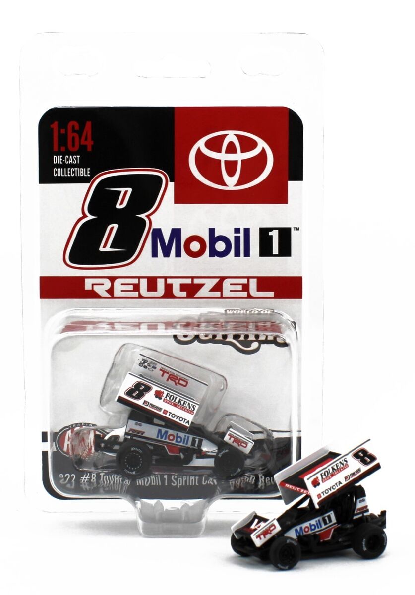 1/64 Sprint Car 2022 #8 Mobil 1 Aaron Reutzel