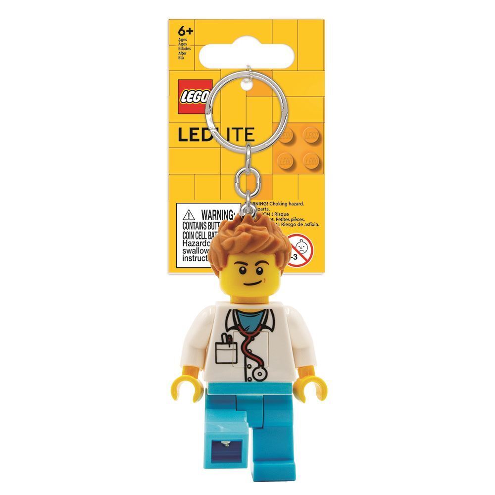 Lego Male Doctor Light Key Ring