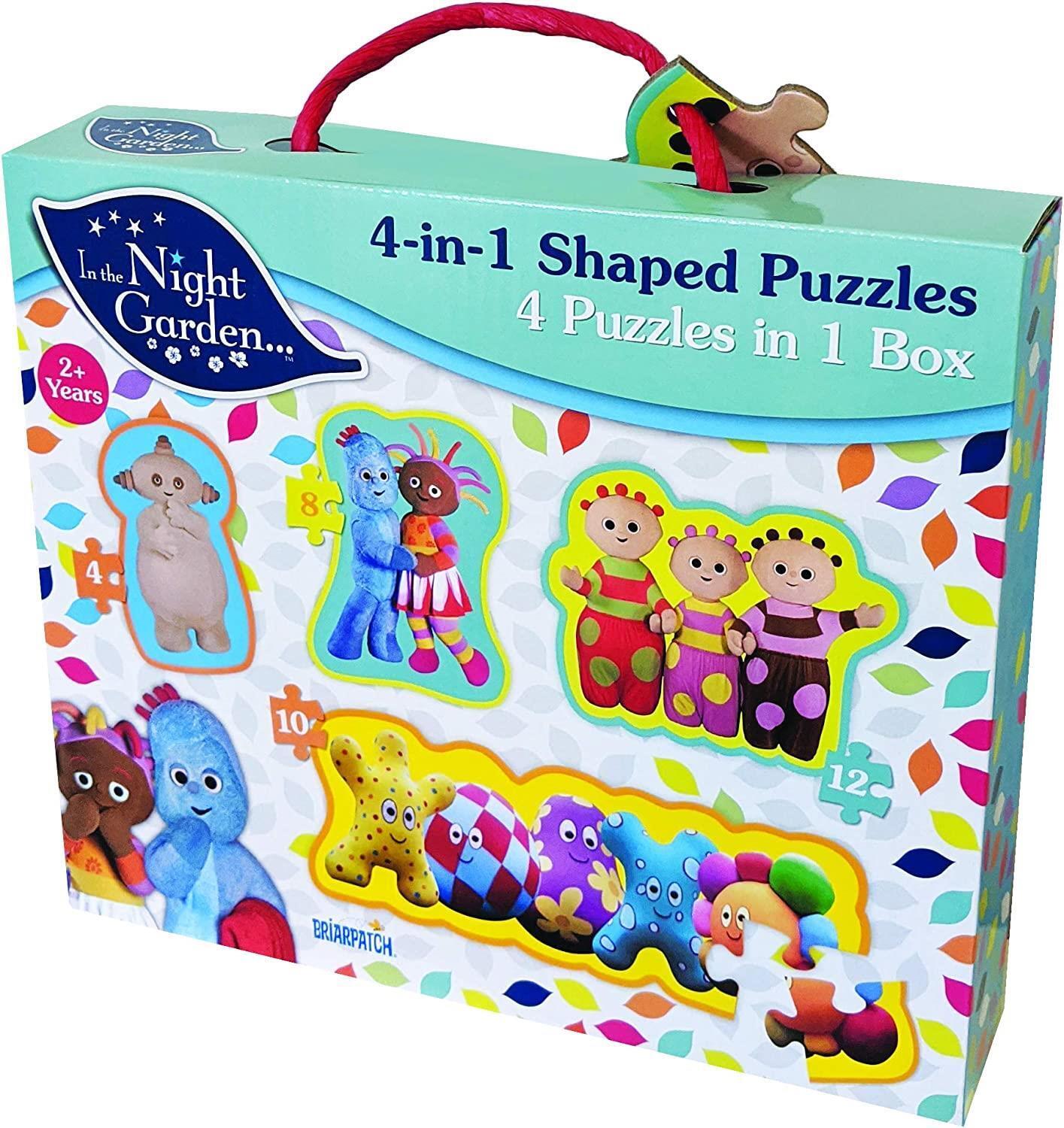 In The Night Garden 4 in 1 Shaped Puzzle 4, 8, 10 and 12 pieces