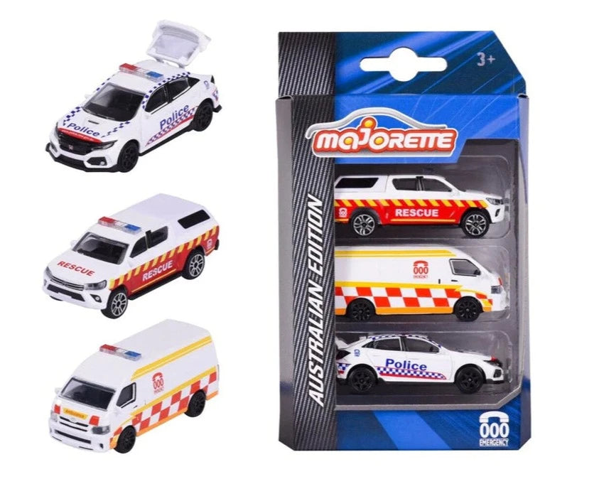 Majorette Australian Edition 000 Vehicle 3pack