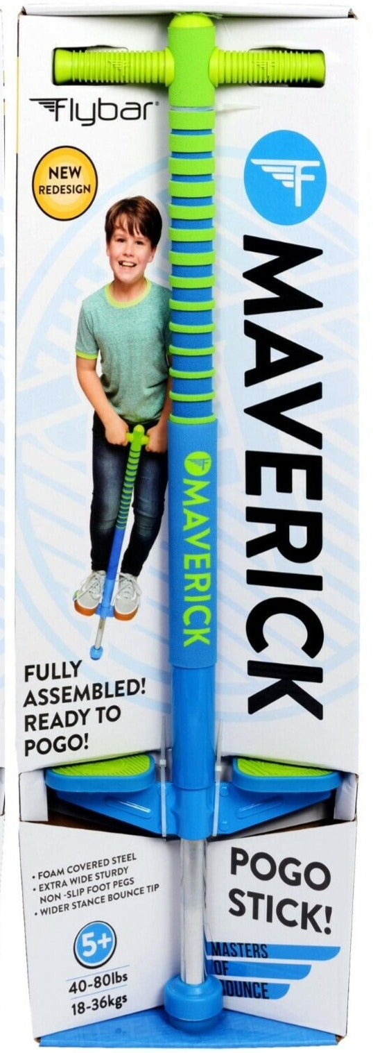 Maverick Pogo Stick Blue/Green