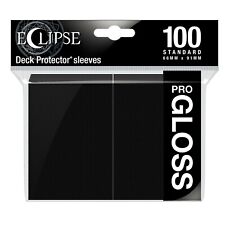 Ultra Pro Deck Protector Sleeves Standard 100pc Pro Gloss Black