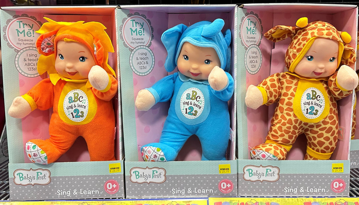 Baby's first sing and learn doll on sale