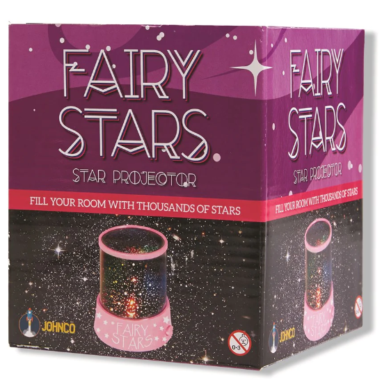 Fairy Stars Star Projector Req 3 AA Batteries