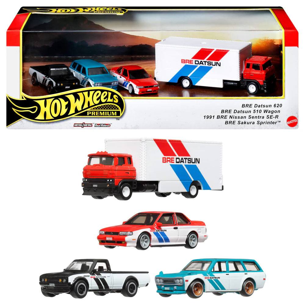 Hot Wheels Premium BRE Datsun Display Collector Set