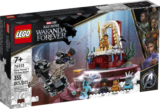 Lego 76213 King Namors Throne Room Marvel Studios Black Panther Wakanda Forever