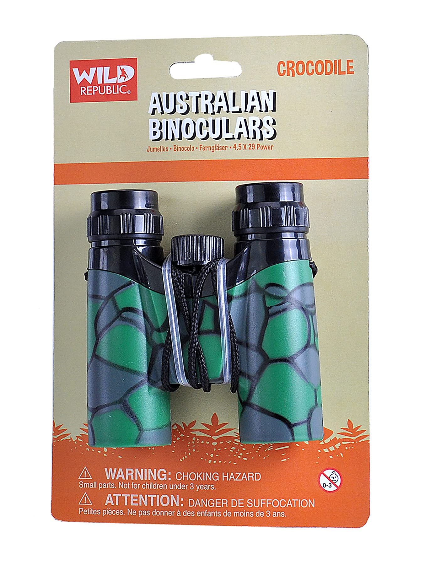 Binoculars Crocodile Print