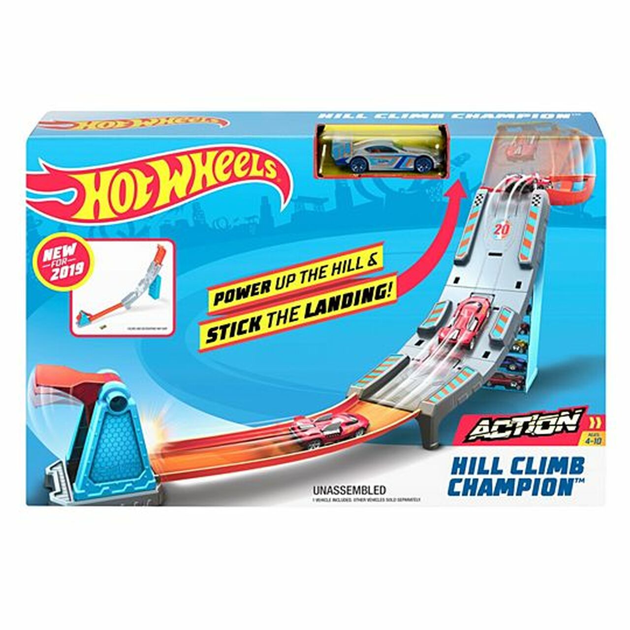 Hot Wheels Action Hill Climb Champion GBF83