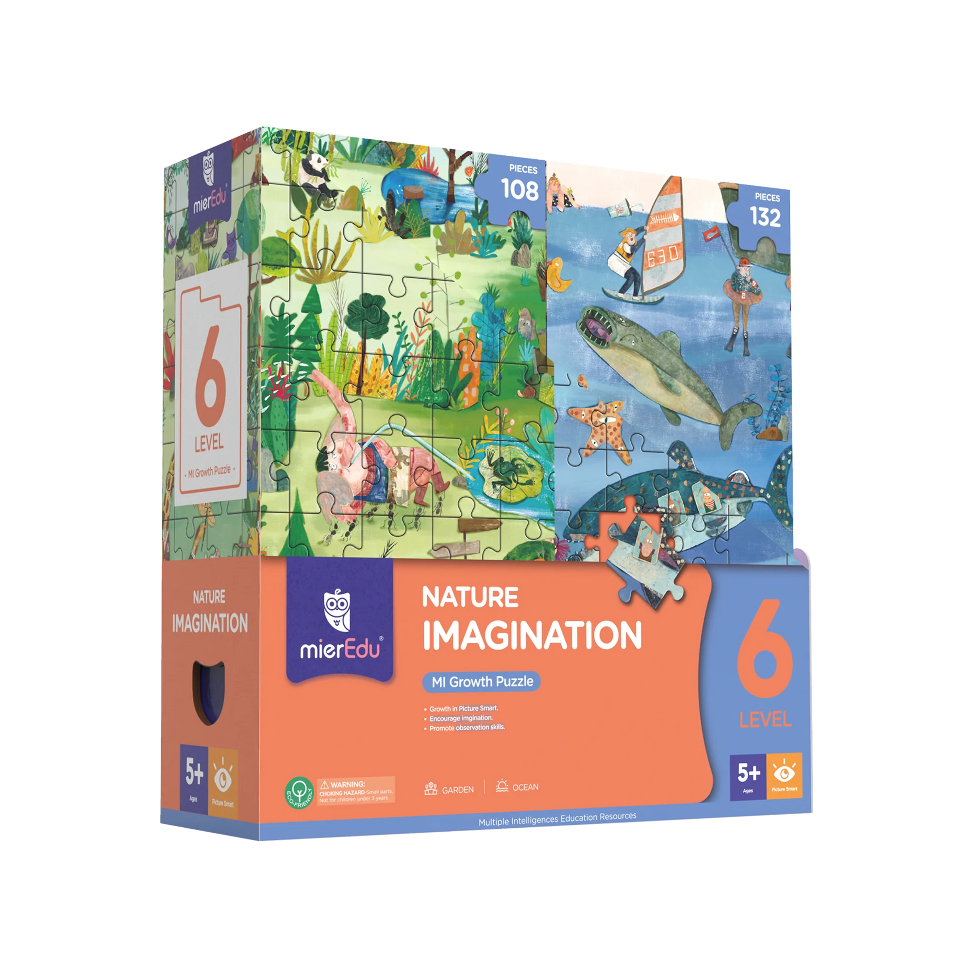 Mier Edu MI Growth Puzzle Nature Imagination Level 6