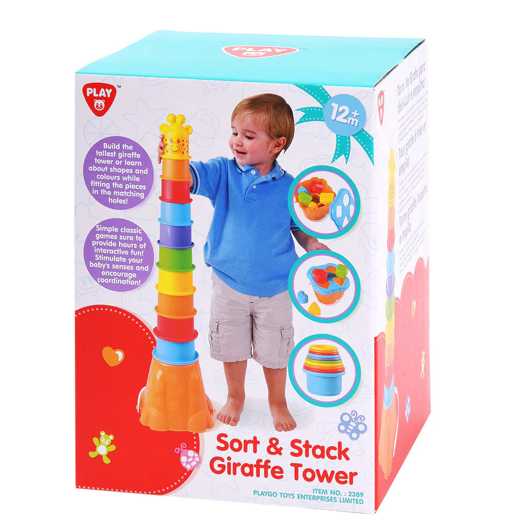 PLAYGO TOYS ENT. LTD.  Sort & Stack Giraffe Tower